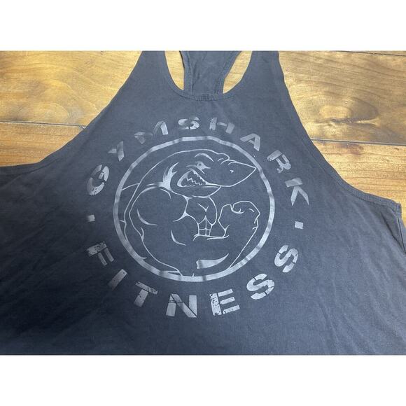 GymShark Legacy Stringer Tank Top Men Large Black Sleeveless Muscle - Picture 4 of 10